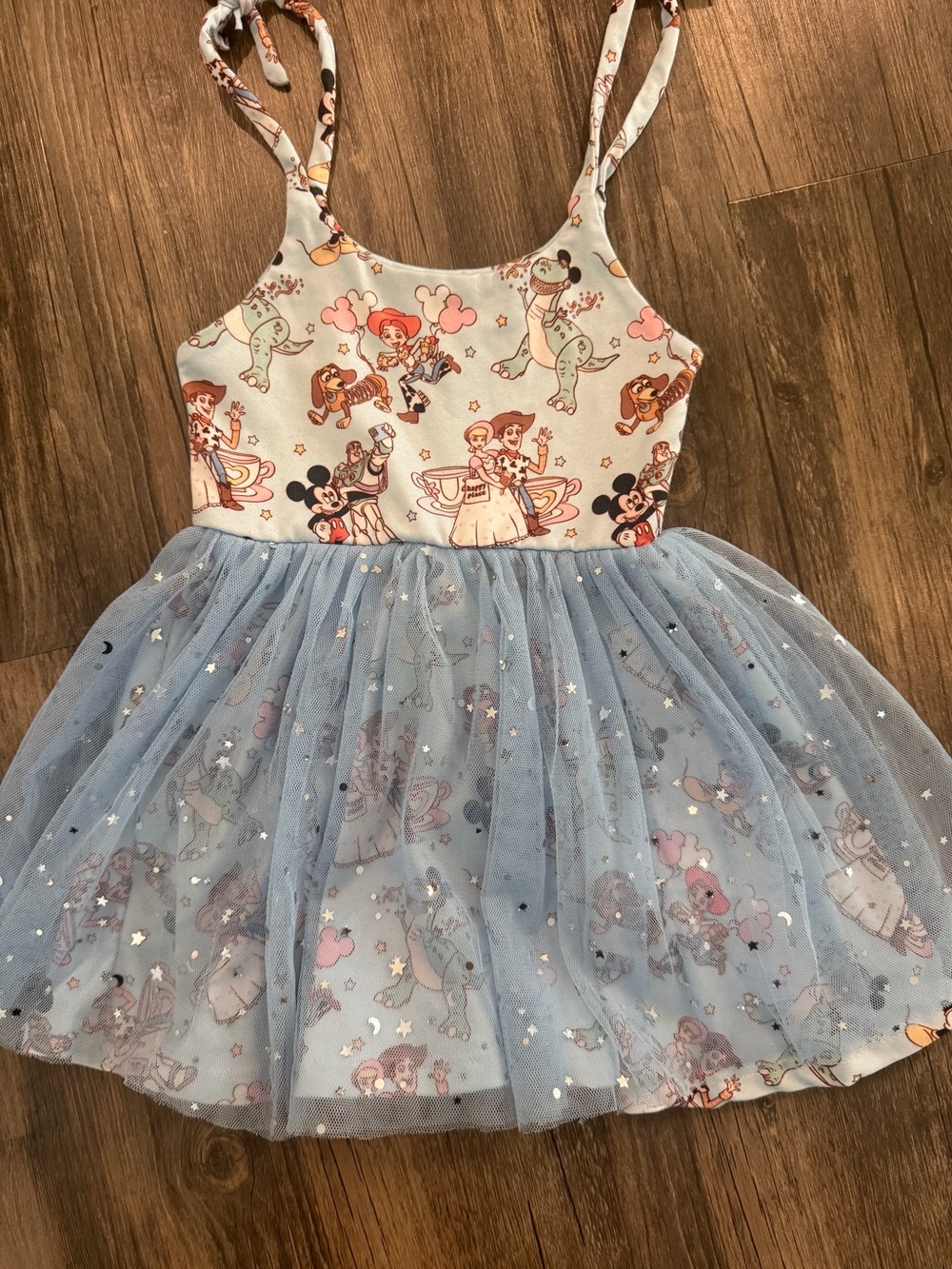 Blue Disney-Style Toy Story Tulle Dress